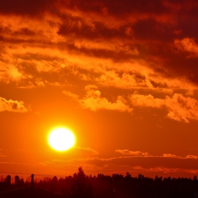 New year Sunset.