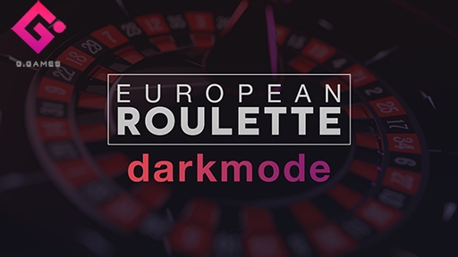 Play online Casino European Roulette Dark Mode