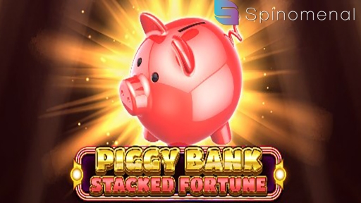 Casino Slots Piggy Bank Stacked Fortune
