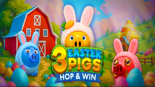 Play online casino 3 Easter Pigs Hop and Win
